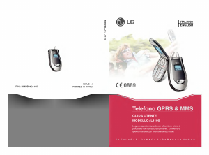 Manuale LG L1100 Telefono cellulare