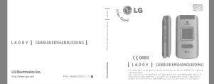 Manual LG L600V Mobile Phone