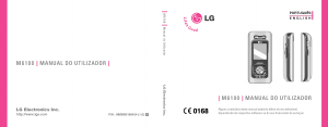 Manual LG M6100 Telefone celular
