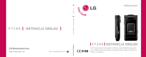Instrukcja LG P7200 Telefon komórkowy