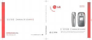 Manual de uso LG S5100 Teléfono móvil