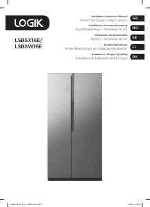 Manual Logik LSBSW16E Fridge-Freezer