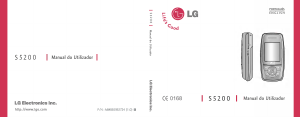Manual LG S5200 Telefone celular