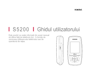 Manual LG S5200 Telefon mobil