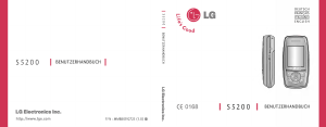 Bedienungsanleitung LG S5200 Handy