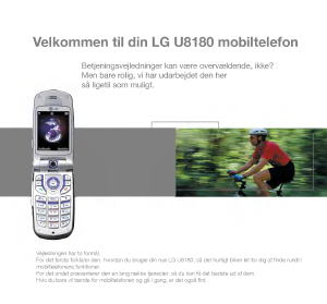 Brugsanvisning LG U8180 Mobiltelefon