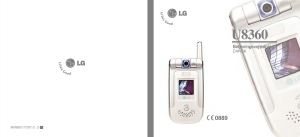 Brugsanvisning LG U8360 Mobiltelefon