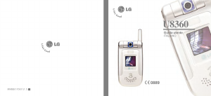 Manuale LG U8360 Telefono cellulare