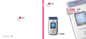 Bruksanvisning LG U890 Mobiltelefon
