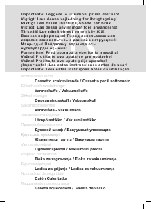 Brugsanvisning Asko ODA8117B Varmeskuffe