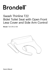 Bruksanvisning Brondell T22-OFLC-EW Toalettsits