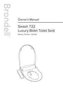 Mode d’emploi Brondell T22-RW Abattant WC