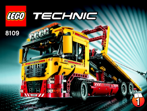 Manual de uso Lego set 8109 Technic Camión de plataforma