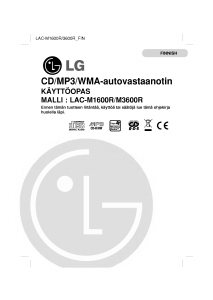 Käyttöohje LG LAC-M1600R Autoradio
