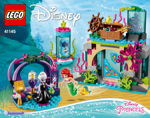 Manual Lego set 41145 Disney Princess Ariel e o feitiço