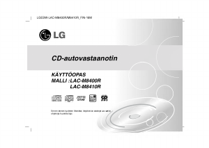 Käyttöohje LG LAC-M8410R Autoradio