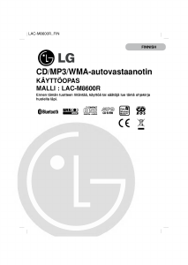 Käyttöohje LG LAC-M8600R Autoradio