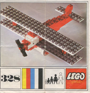 Manual Lego set 328 Basic Biplano