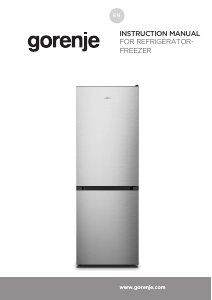 Bruksanvisning Gorenje NRK619D2XL4 Kyl-frys