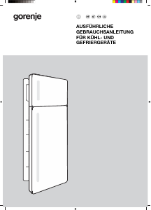 Bedienungsanleitung Gorenje RFI512E21 Kühl-gefrierkombination