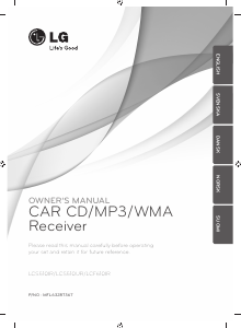 Manual LG LCS510IR Car Radio