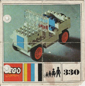 Instrukcja Lego set 330 Basic Jeep