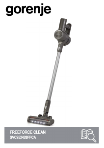 Manuale Gorenje SVC252426FFCA Freeforce Clean Aspirapolvere