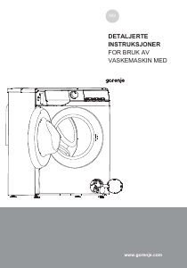 Bedienungsanleitung Gorenje WPE84AS Waschmaschine