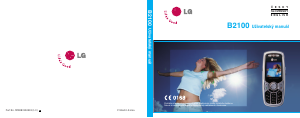 Manuál LG B2100 Mobilní telefon