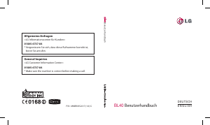 Bedienungsanleitung LG BL40 Handy