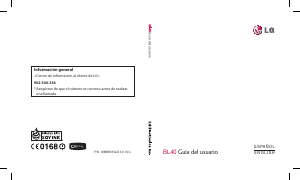 Manual de uso LG BL40 Teléfono móvil