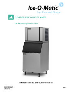 Handleiding Ice-O-Matic CIM0320FA IJsblokjesmachine
