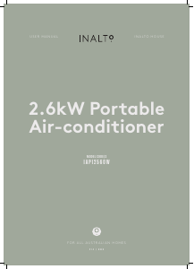 Handleiding InAlto IAPI2560W Airconditioner