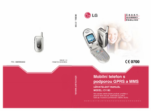 Návod LG C1100 Mobilný telefón