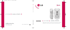 Manuale LG C1150 Telefono cellulare