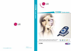 Manuale LG C2200 Telefono cellulare