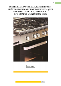 Instrukcja Kernau KFC 60092 GE X Kuchnia