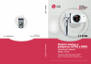 Návod LG G7100 Mobilný telefón