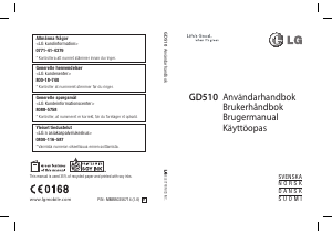 Käyttöohje LG GD510 Matkapuhelin