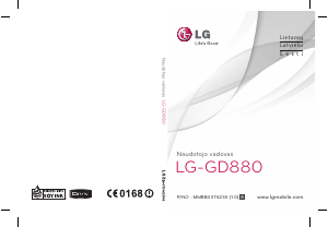 Vadovas LG GD880 Mobilusis telefonas
