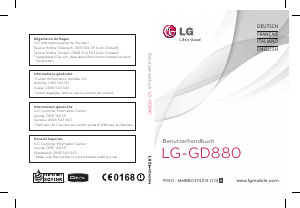 Manuale LG GD880 Telefono cellulare