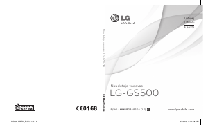 Kasutusjuhend LG GS500 Mobiiltelefon