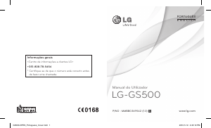 Manual LG GS500 Telefone celular