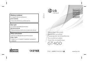 Használati útmutató LG GT400 Mobiltelefon