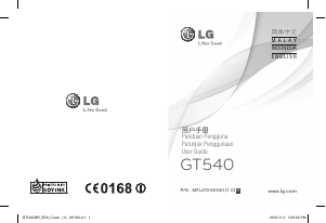 Panduan LG GT540 Telepon Seluler