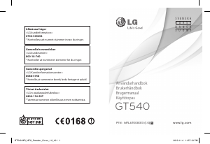 Käyttöohje LG GT540 Matkapuhelin