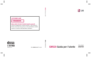 Manuale LG GW520 Telefono cellulare