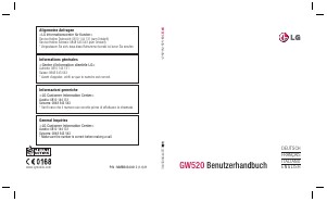 Bedienungsanleitung LG GW520 Handy