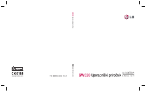 Priročnik LG GW520 Mobilni telefon