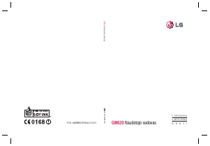 Vadovas LG GW620 Mobilusis telefonas